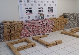 Quase duas toneladas de maconha são apreendidas em fazenda no município de Patos de Minas