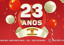 No mês de seu aniversário, Supermercado São Vicente traz ofertas imperdíveis para São Gotardo e Região