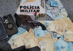 Criminosos tentam comercializar arma de fogo em Rio Paranaíba, mas acabam presos pela Polícia Militar em São Gotardo